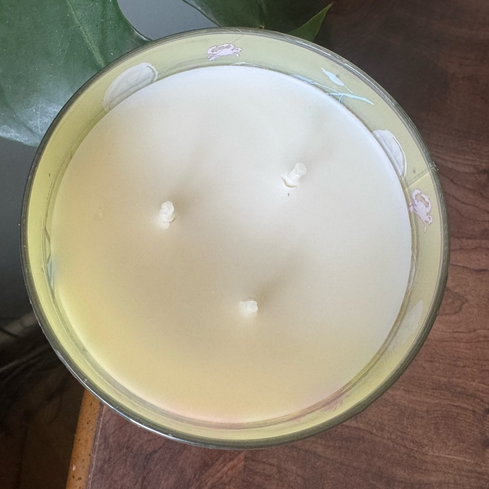 Bath & Body Works Sweet Tea & Lemonade Candle - Yellow and Blue 2025 Pour - Picture 3 of 5